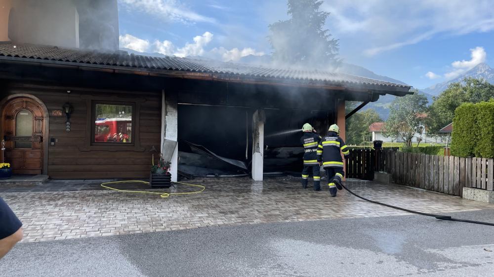 Garagenbrand in Greifenburg