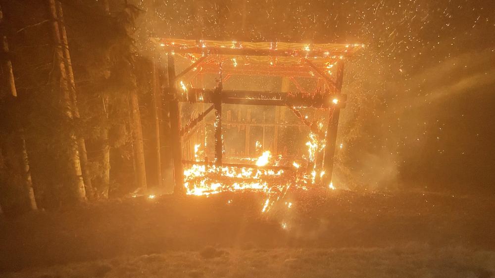 Waldbrand am Kerschbaum