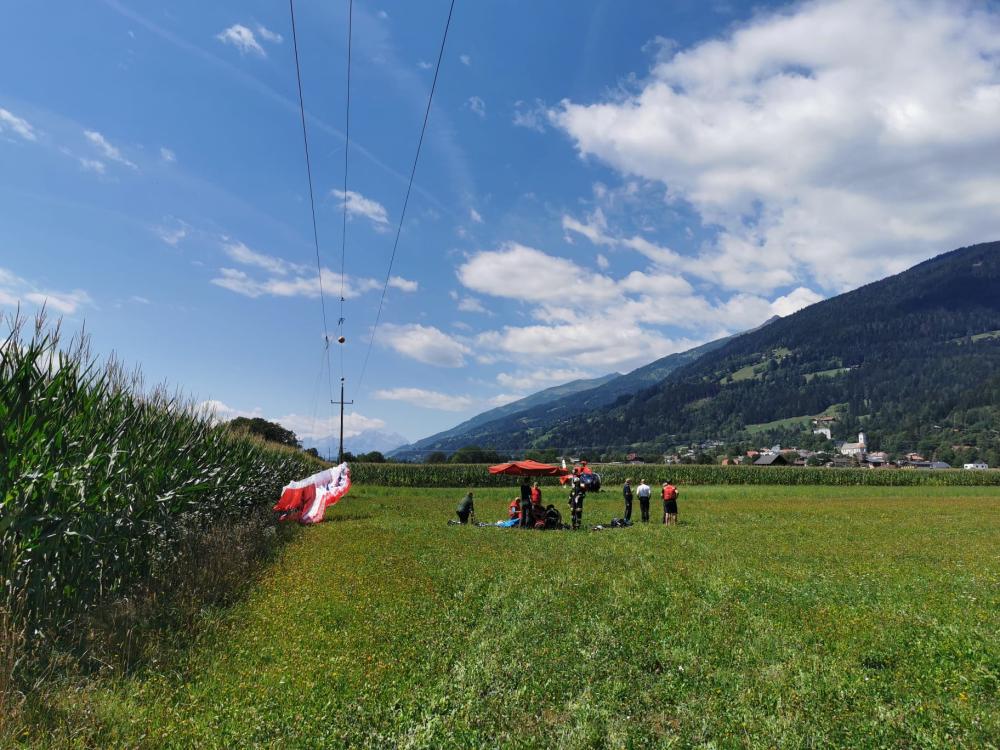 Schwerer Paragleiter-Unfall